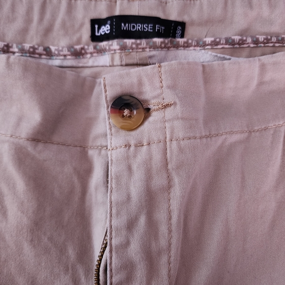 Lee Mid-Rise Khaki Pants - Picture 2 of 3